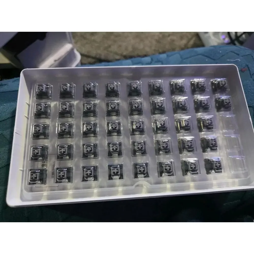 Akko V3 Silver Pro Linear Mechanical Keyboard Switches Hand Lubed 42 Pc